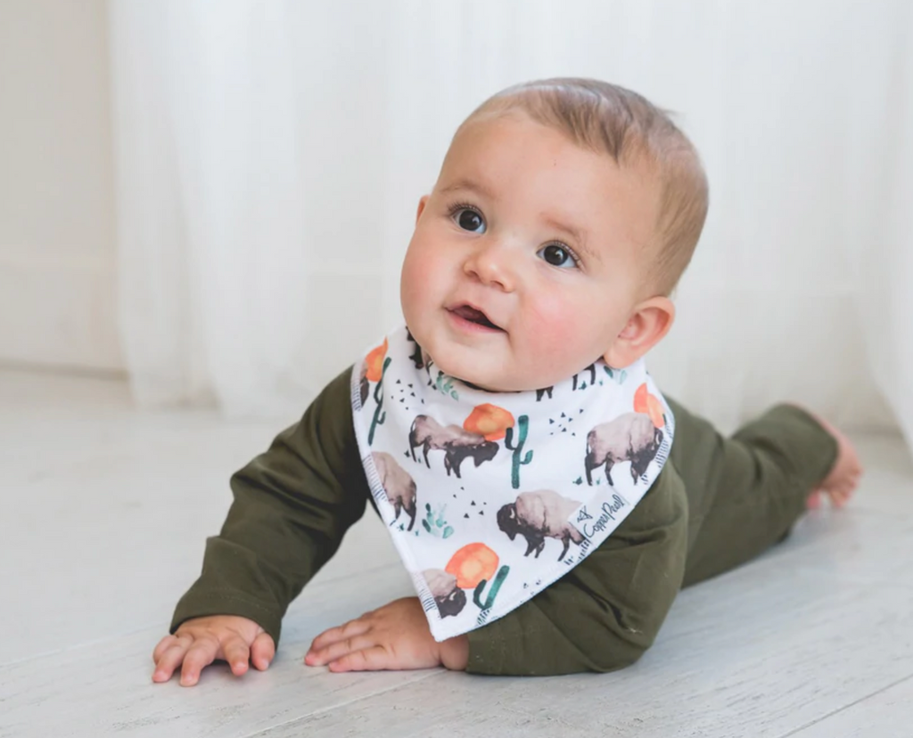 Bandana Bib Set (4 Pack) - Bison