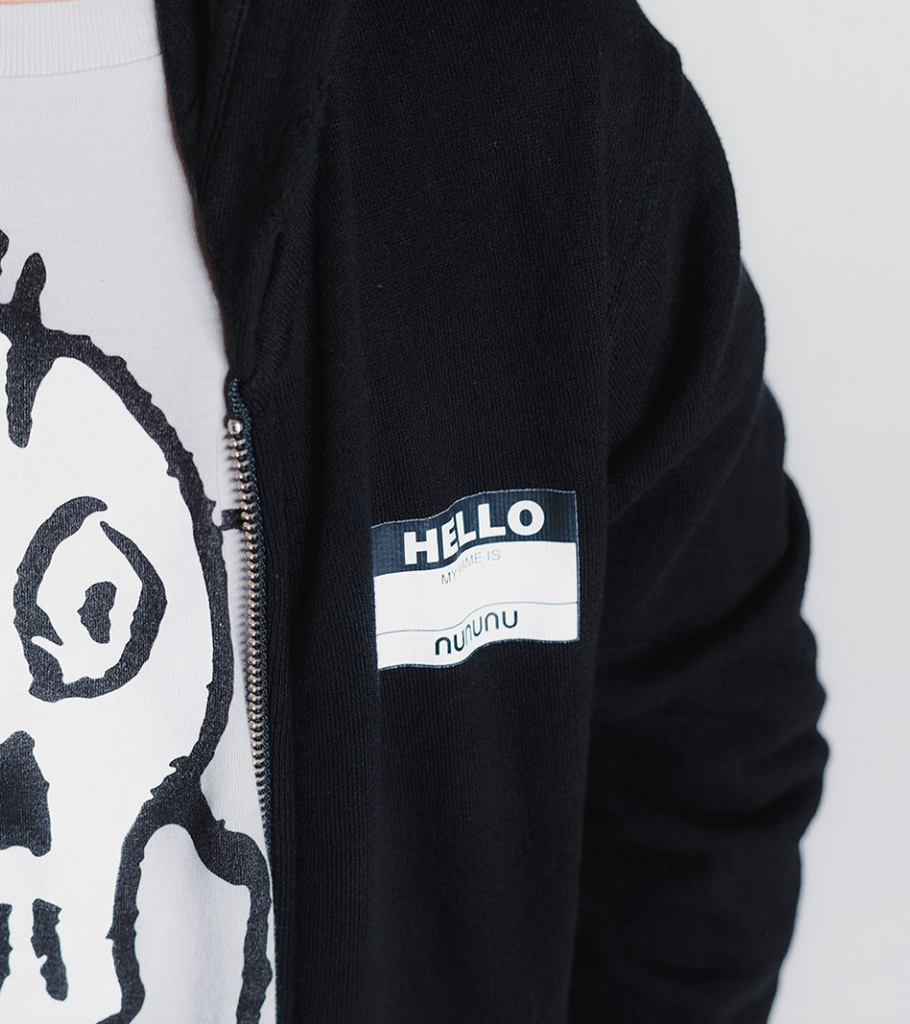 Kangaroo Zip Hoodie - Black