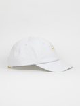 Load image into Gallery viewer, Mini Micro Gold Hardware Hat - White
