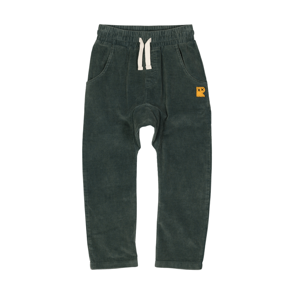 Cord Slouch Pant - Green Wash