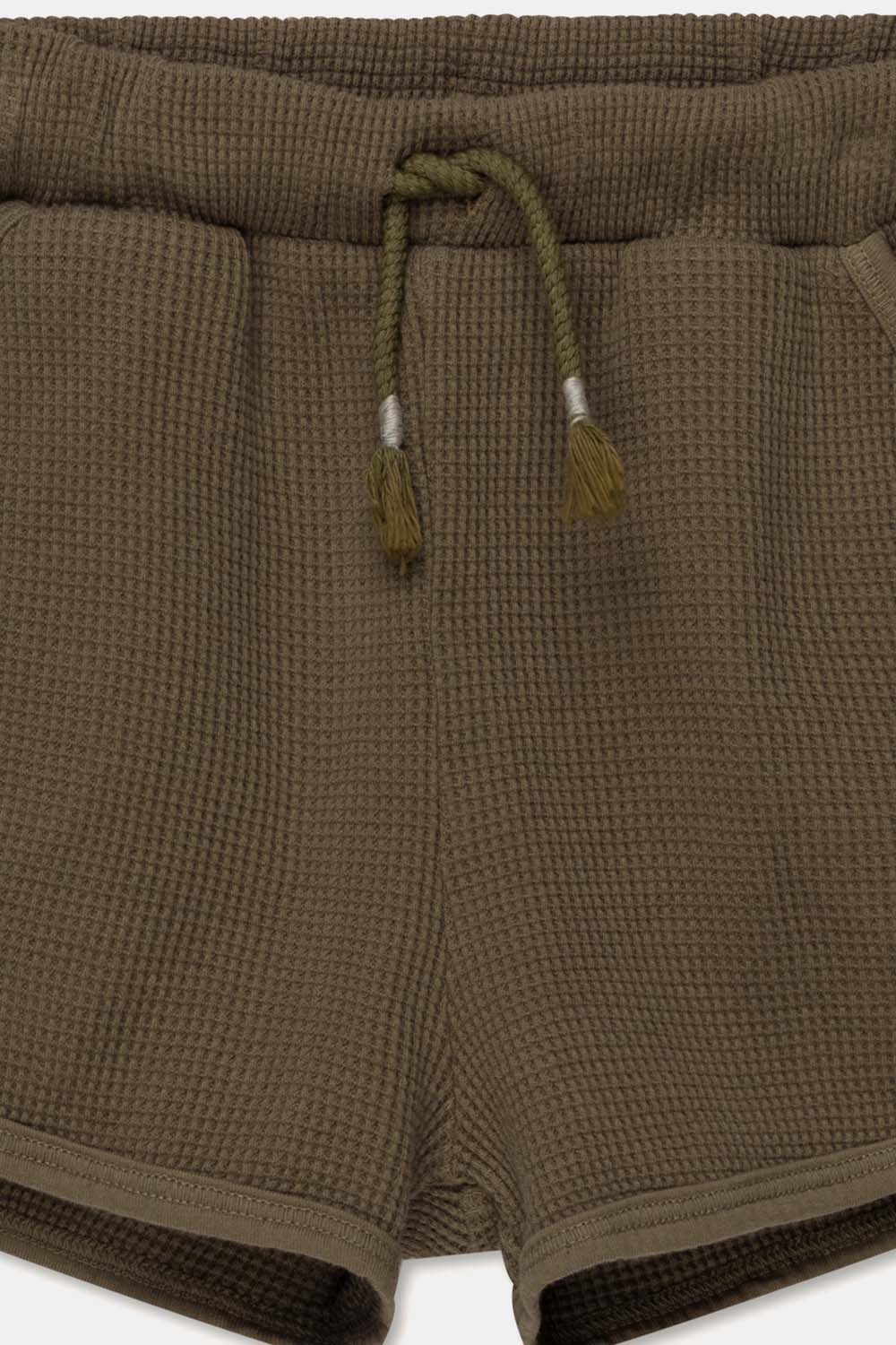 Drawstring Shorts - Khaki