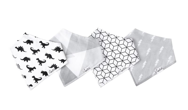 Bandana Bib Set (4 Pack) - Wild Baby Essentials Copper Pearl 