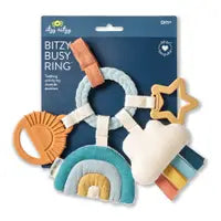 Bitzy Busy Ring Teething Activity Toy - Cloud Teething Itzy Ritzy 