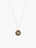 Load image into Gallery viewer, Bloom Birth Month Floral Stamp Necklace - 24" Jewelry ABLE September (Morning Glory) 
