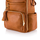 Boss Plus Diaper Bag Backpack - Cognac Diaper Bag Itzy Ritzy 