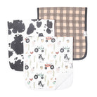 Burp Cloth Set (3 Pack) - Jo Baby Essentials Copper Pearl 