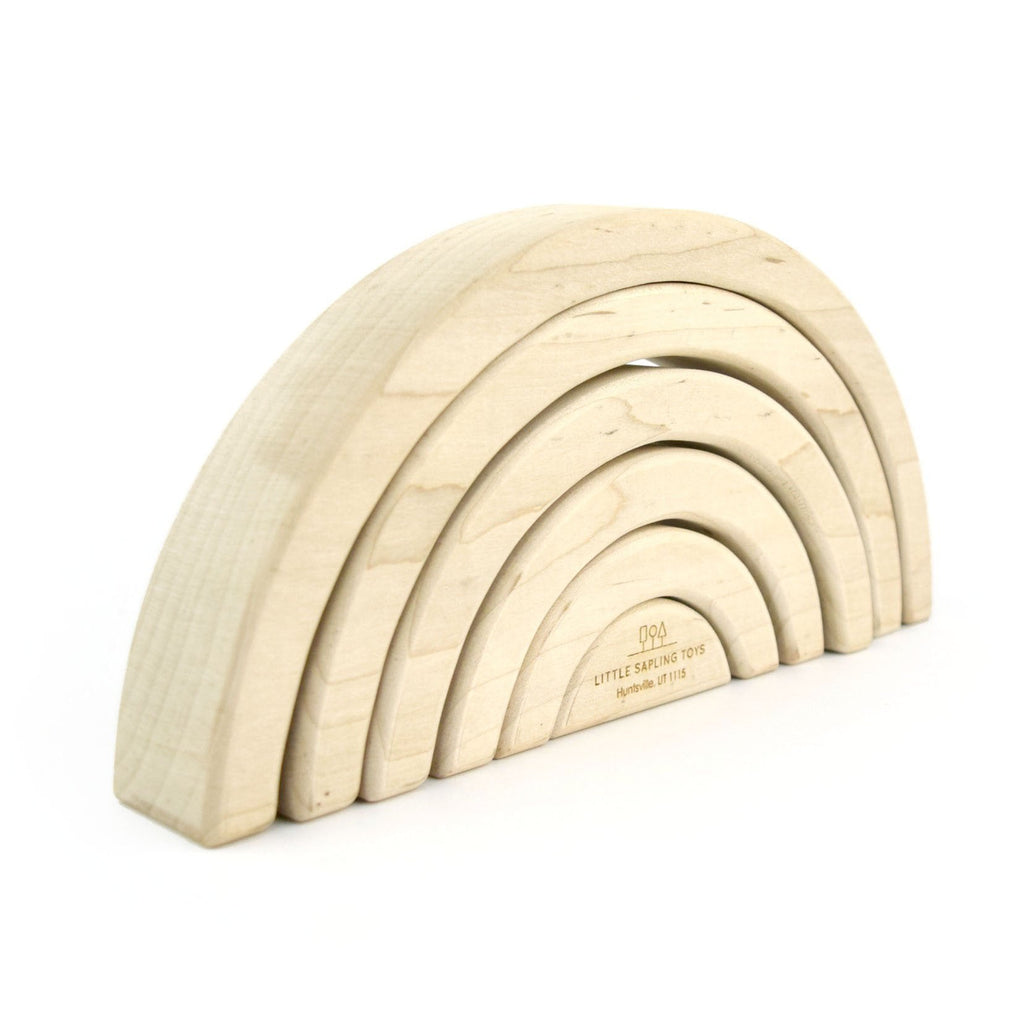 Stacking Rainbow Toy - Maple