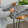 Load image into Gallery viewer, Chinchilla Grand Faux Fur Blanket - Receiving Blankets Saranoni 

