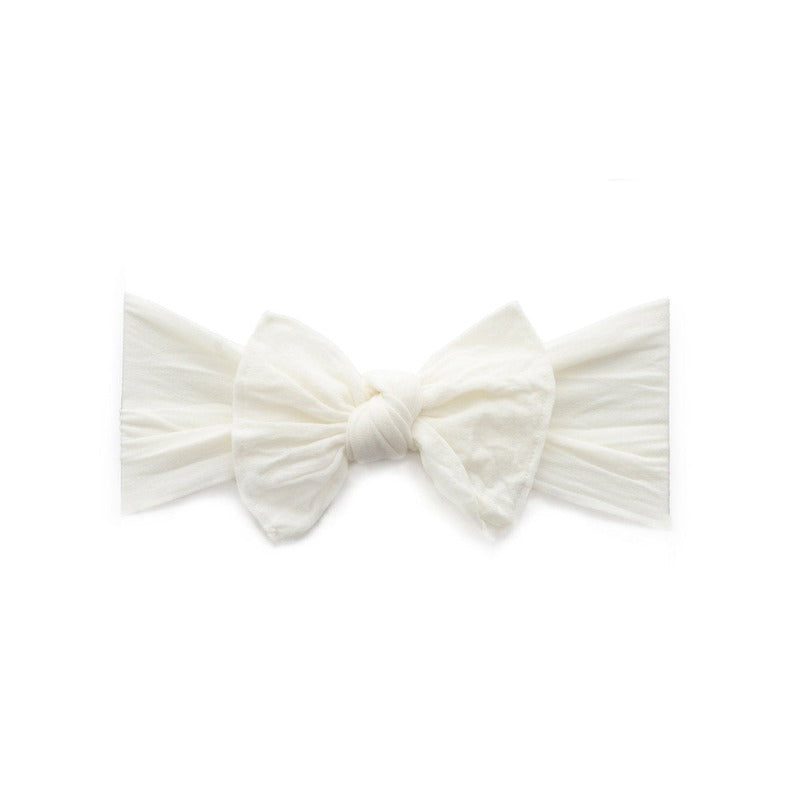 Classic Knot Headband - Ivory Hair Accessories Baby Bling 