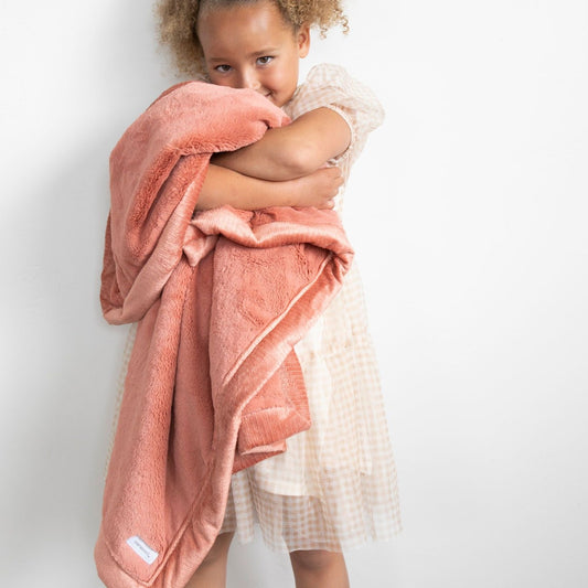 Clay Lush Blanket - Toddler Blankets Saranoni 