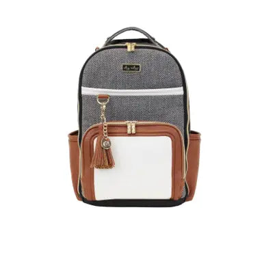 Boss Plus Diaper Bag Backpack - Coffee and Cream