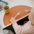 Load image into Gallery viewer, Dinnerware Fork and Spoon Set - Powder Blue Baby Essentials Mushie 
