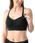 Load image into Gallery viewer, Simply Sublime® Lace Racerback Nursing Bra - Busty - Black
