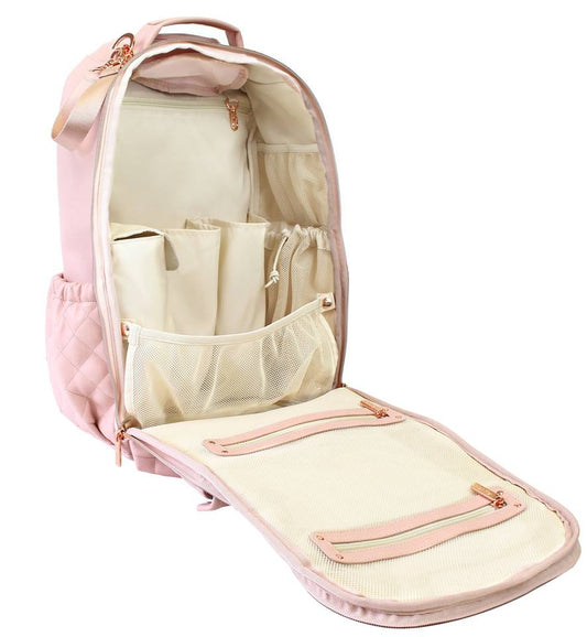 Boss Diaper Bag Backpack - Blush Crush