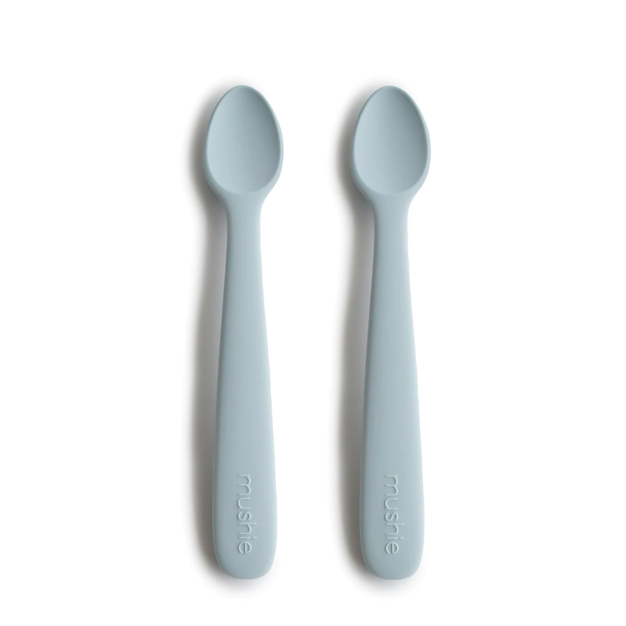 Silicone Feeding Spoons - 2 Pack - Powder Blue