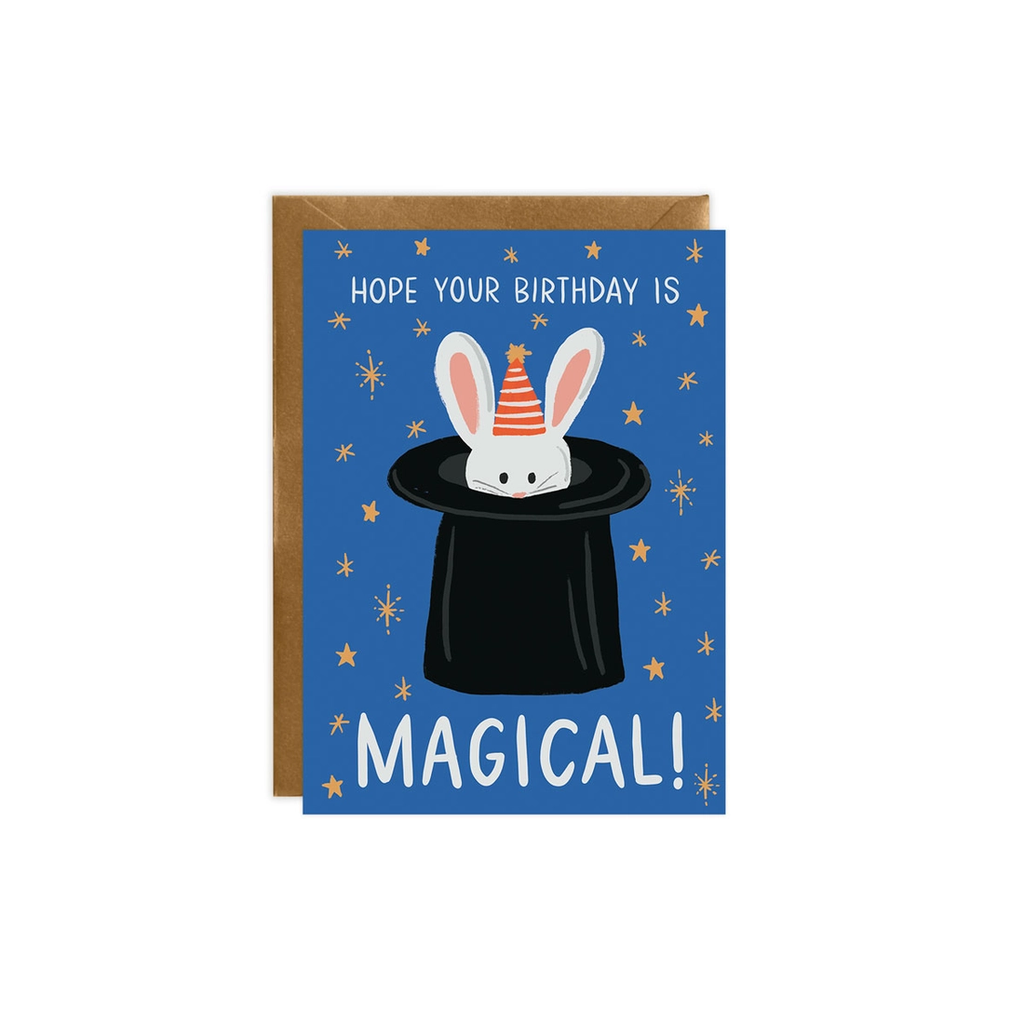 Magical Bunny Birthday Card