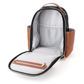 Load image into Gallery viewer, Itzy Mini Diaper Bag Backpack - Coffee & Cream
