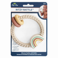 Load image into Gallery viewer, Ritzy Rattle Silicone Teeter Rattle - Neutral Rainbow
