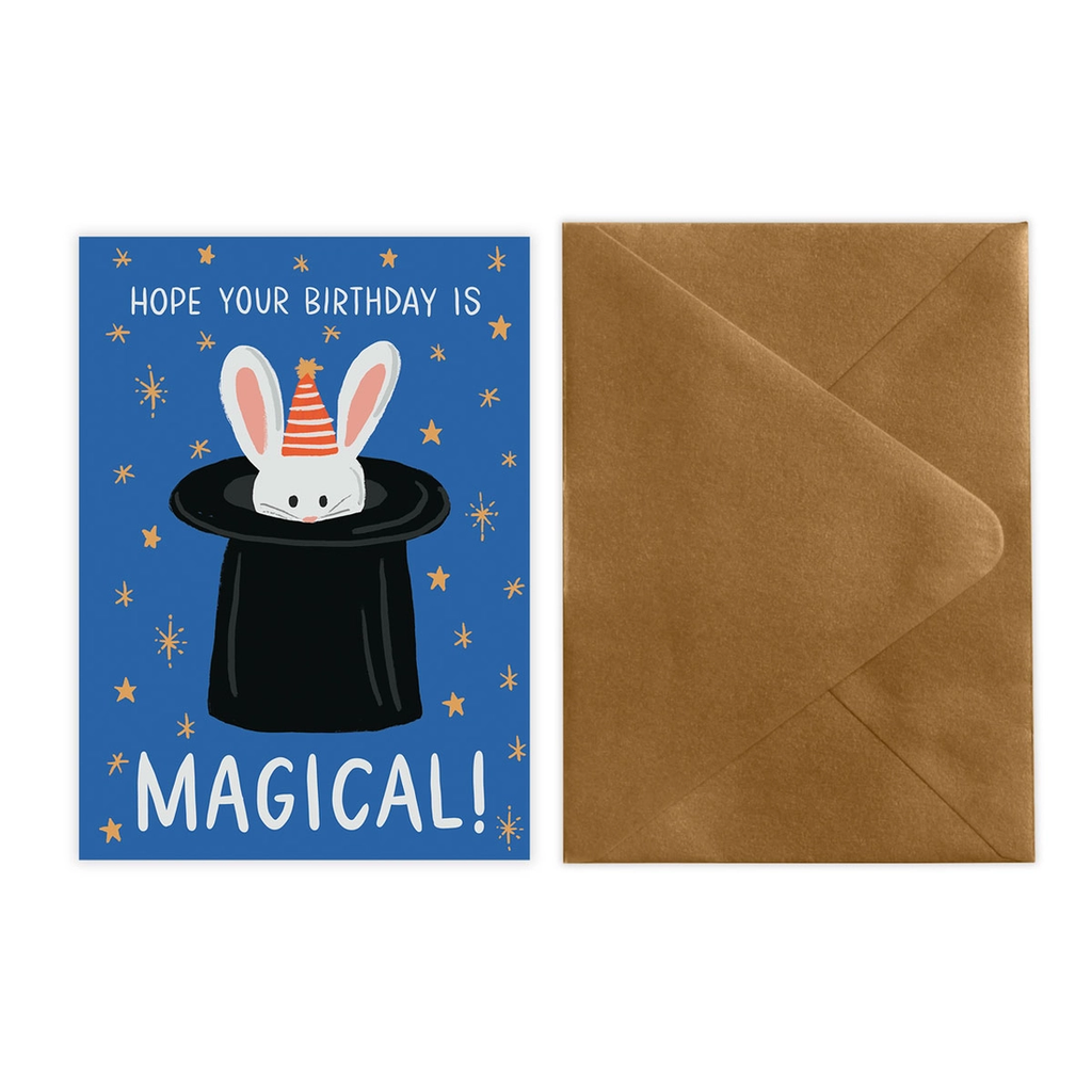 Magical Bunny Birthday Card