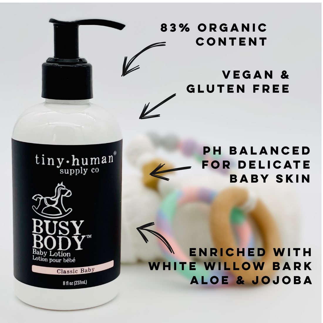Busy Body Baby Lotion - Fragrance Free