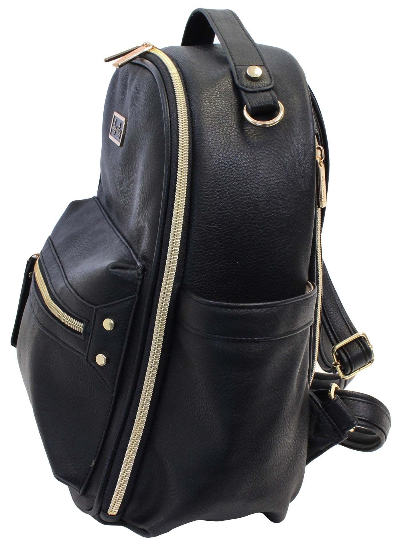 Itzy Mini Diaper Bag Backpack - Black Diaper Bag Itzy Ritzy 