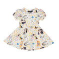 Load image into Gallery viewer, Kitty Floral Baby Dress - Floral Children's Clothing Rock Your Baby 
