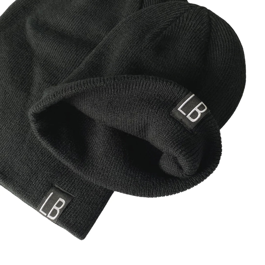 Knit Beanie - Black Children's Accesories Little Bipsy 