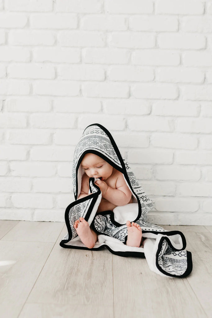 Knit Hooded Towel - Westyn Baby Essentials Copper Pearl 