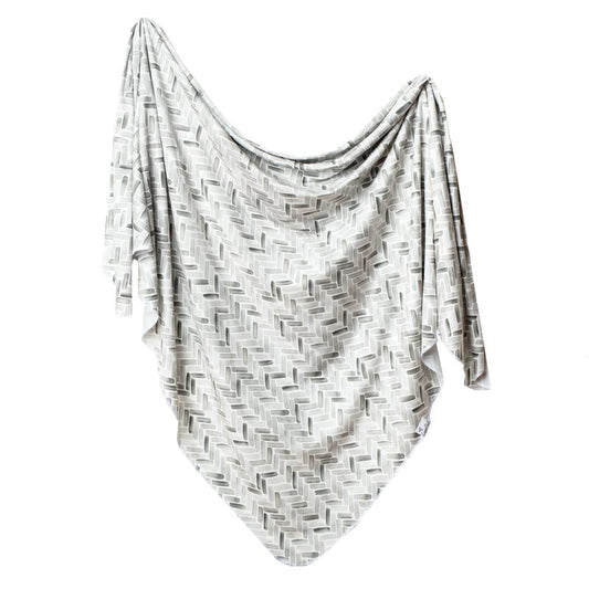 Knit Swaddle Blanket - Alta Blankets Copper Pearl 
