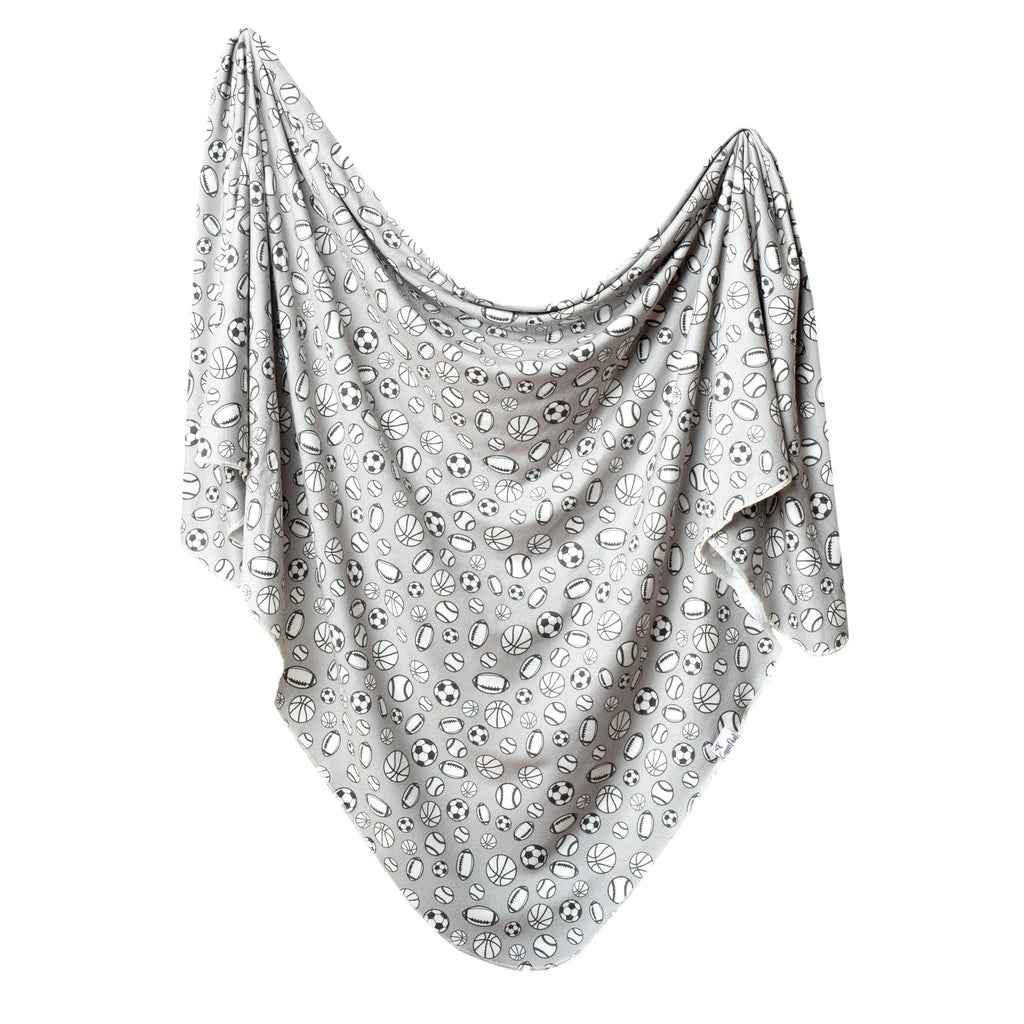 Knit Swaddle Blanket - Champ Blankets Copper Pearl 