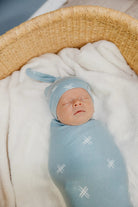 Knit Swaddle Blanket - Hayden Blankets Copper Pearl 