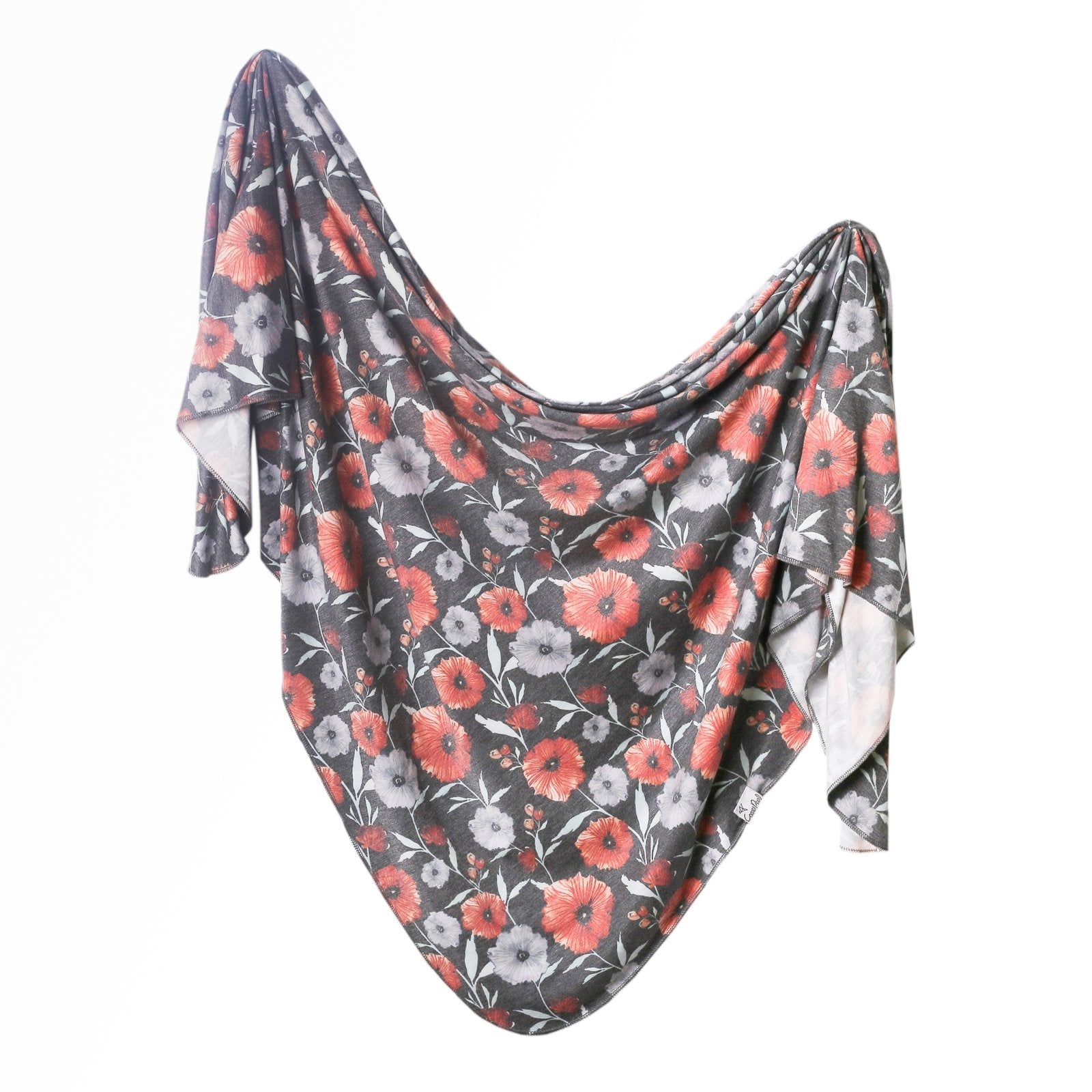 Knit Swaddle Blanket - Poppy Blankets Copper Pearl 