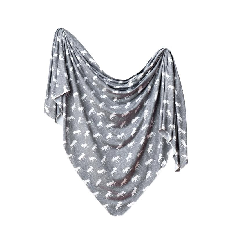 Knit Swaddle Blanket - Scout Blankets Copper Pearl 