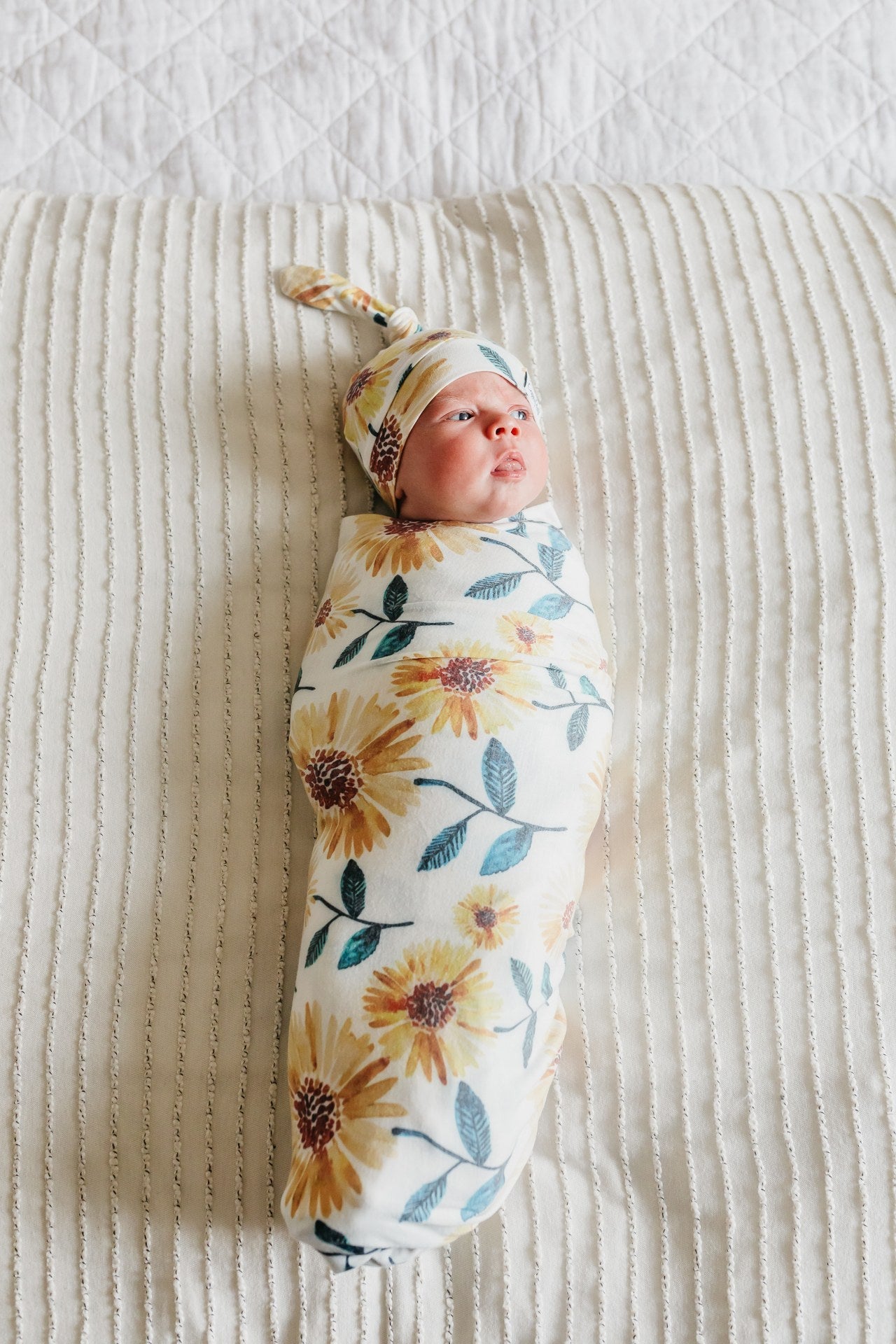Knit Swaddle Blanket - Sunnie Blankets Copper Pearl 