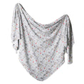 Load image into Gallery viewer, Knit Swaddle Blanket - Trout Blankets Copper Pearl 
