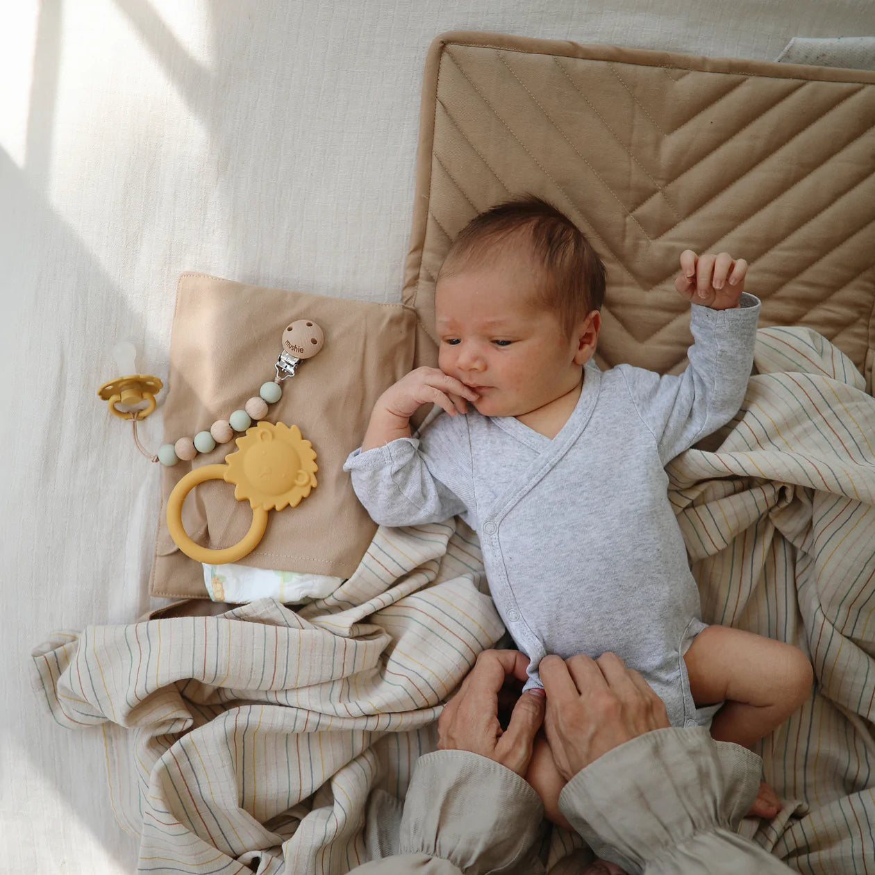 Lion Teether Teething Mushie 