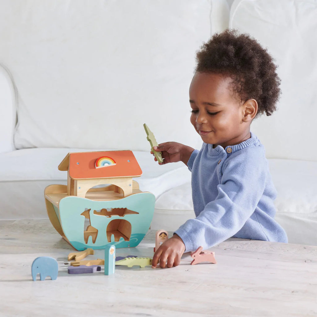 Little Noah's Ark Toy Tender Leaf Toys 