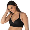 Load image into Gallery viewer, Minimalist Hands-Free Pumping & Nursing Plunge Bra - Black Maternity Clothing Kindred Bravely 
