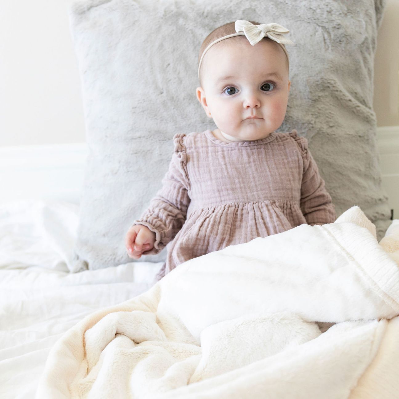 Natural Lush Blanket - Toddler Blankets Saranoni 