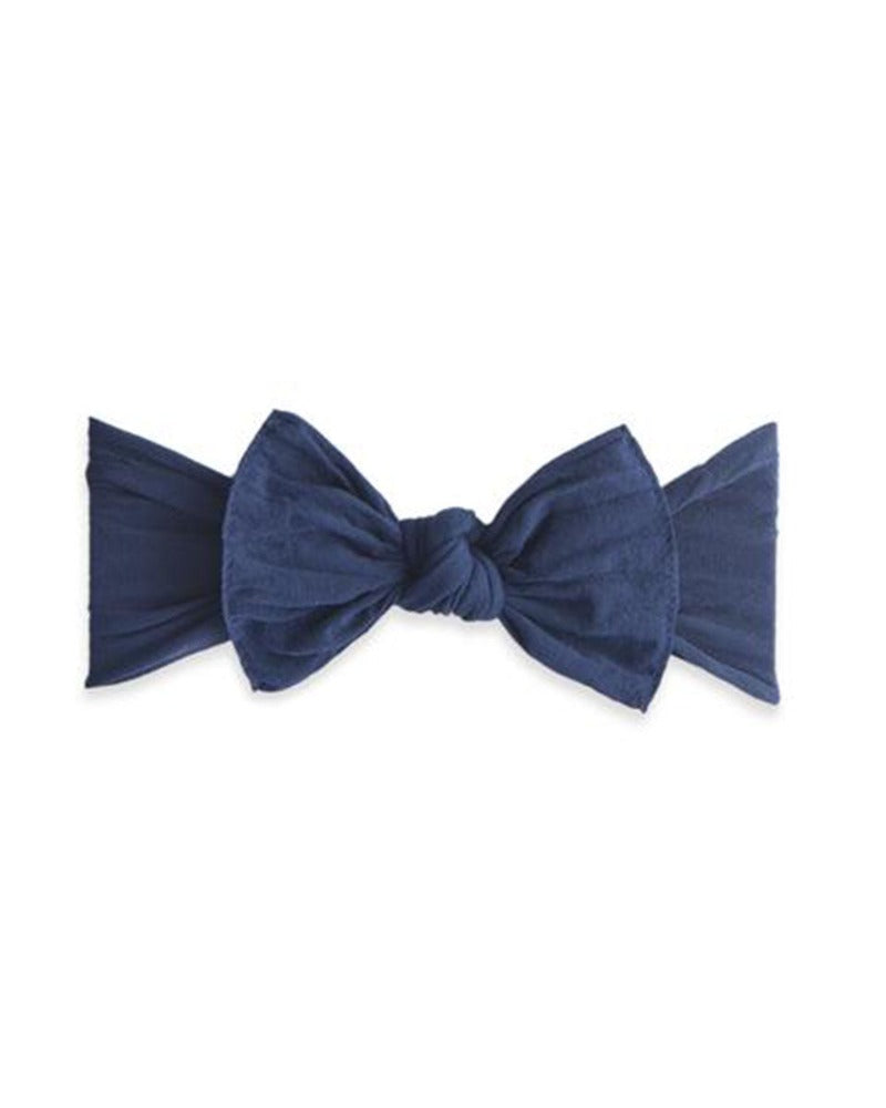 Navy Baby Bow
