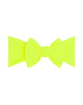Load image into Gallery viewer, Classic Knot Headband - Neon Safety Yellow
