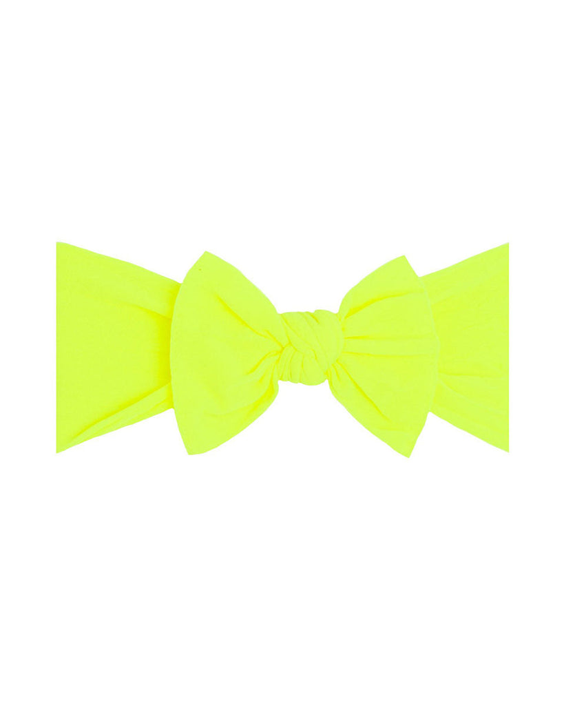 Classic Knot Headband - Neon Safety Yellow