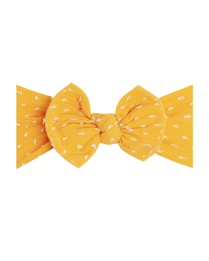 Patterned Shabby Knot Headband - Sunshine Dot Hair Accessories Baby Bling 