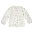 Load image into Gallery viewer, Peter Pan Collar Top - Gold Dot Children's Clothing Dotty Dungarees 
