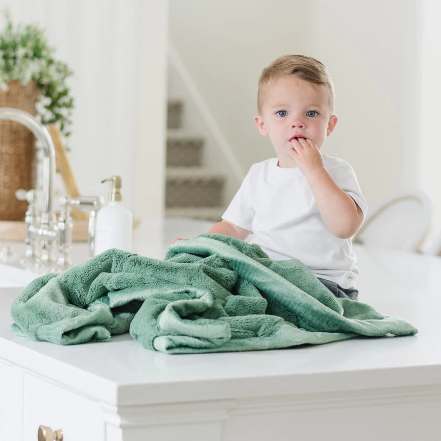 Seagrass Lush Blanket - Receiving Blankets Saranoni 
