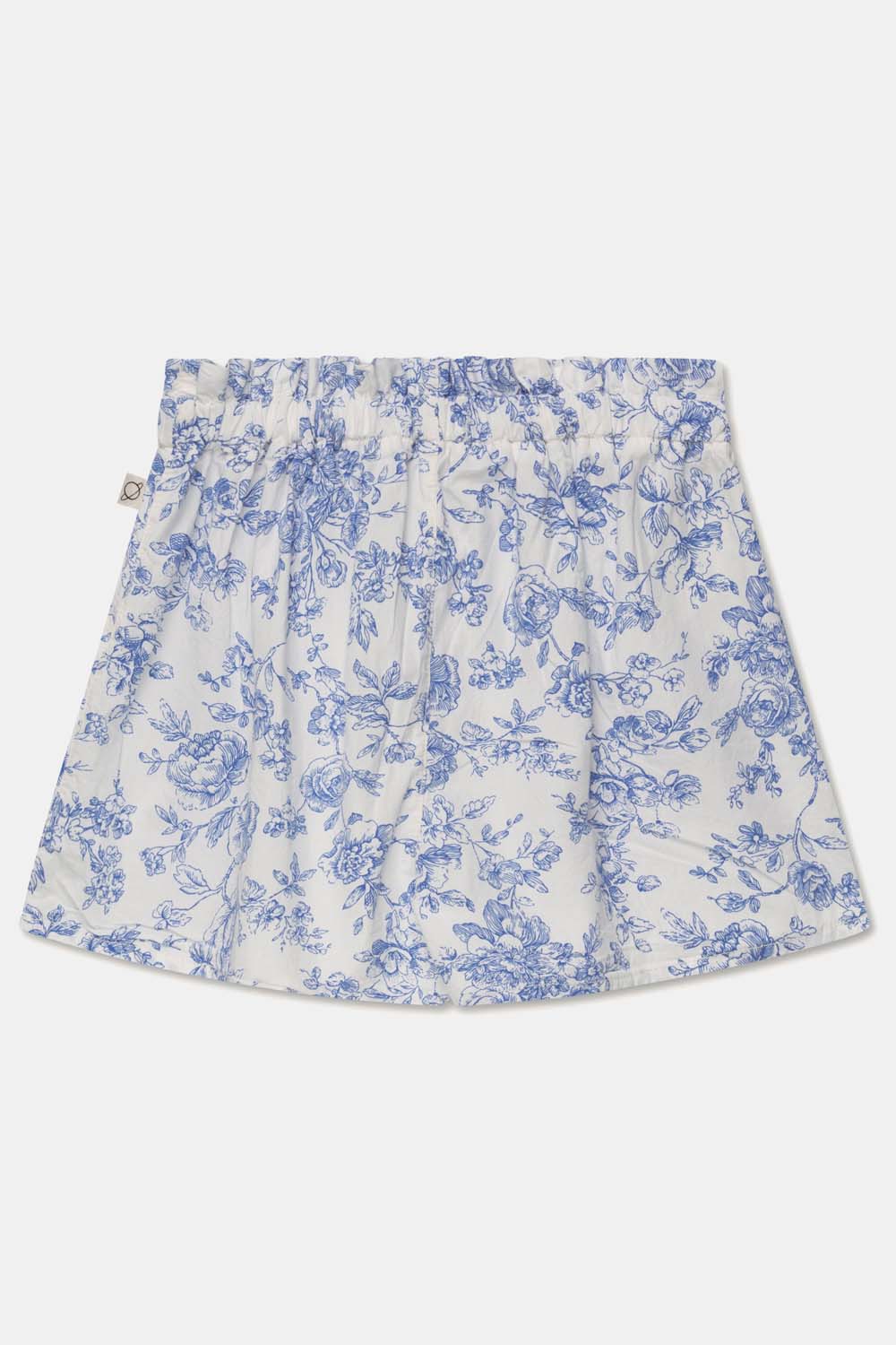 Shorts - Ivory Blue Floral Children's Clothing My Little Cozmo 