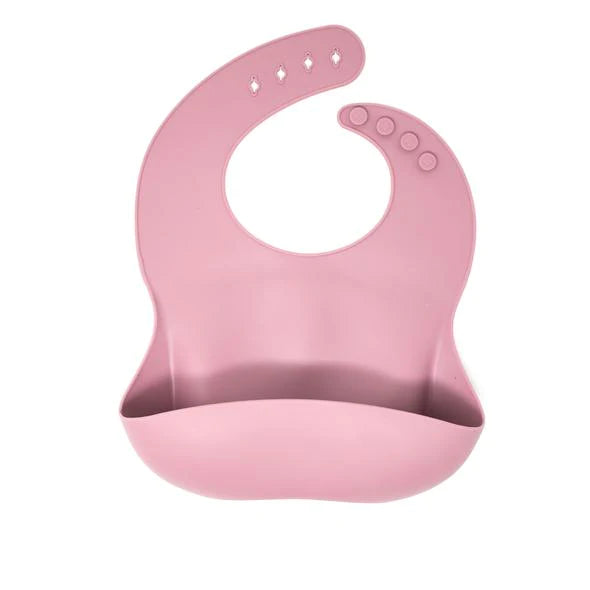 Silicone Bibs - Mauve Baby 