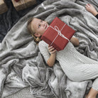 Snow Fox Grand Faux Fur Throw Blanket - Extra Large Blankets Saranoni 