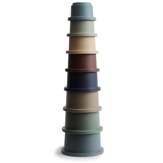 Stacking Cup Toy - Set of 8 (Forest) Toy Mushie 
