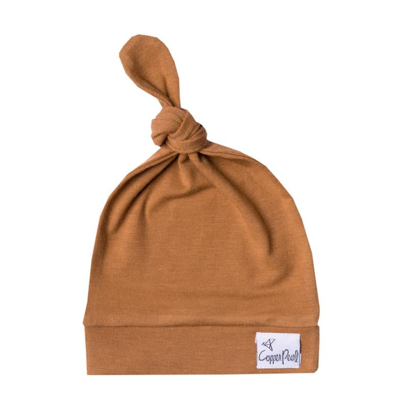 Top Knot Hat - Camel Hats Copper Pearl 